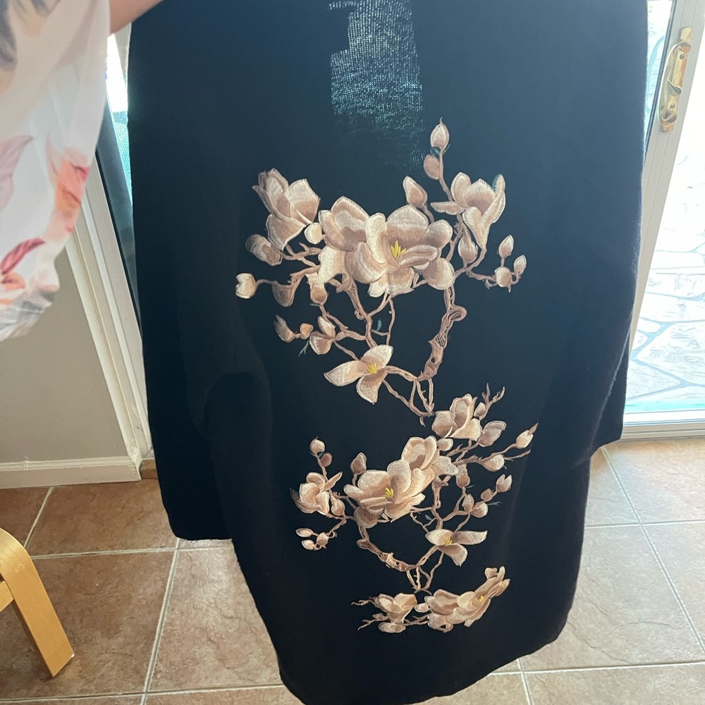 Chico’s embroidered sweater